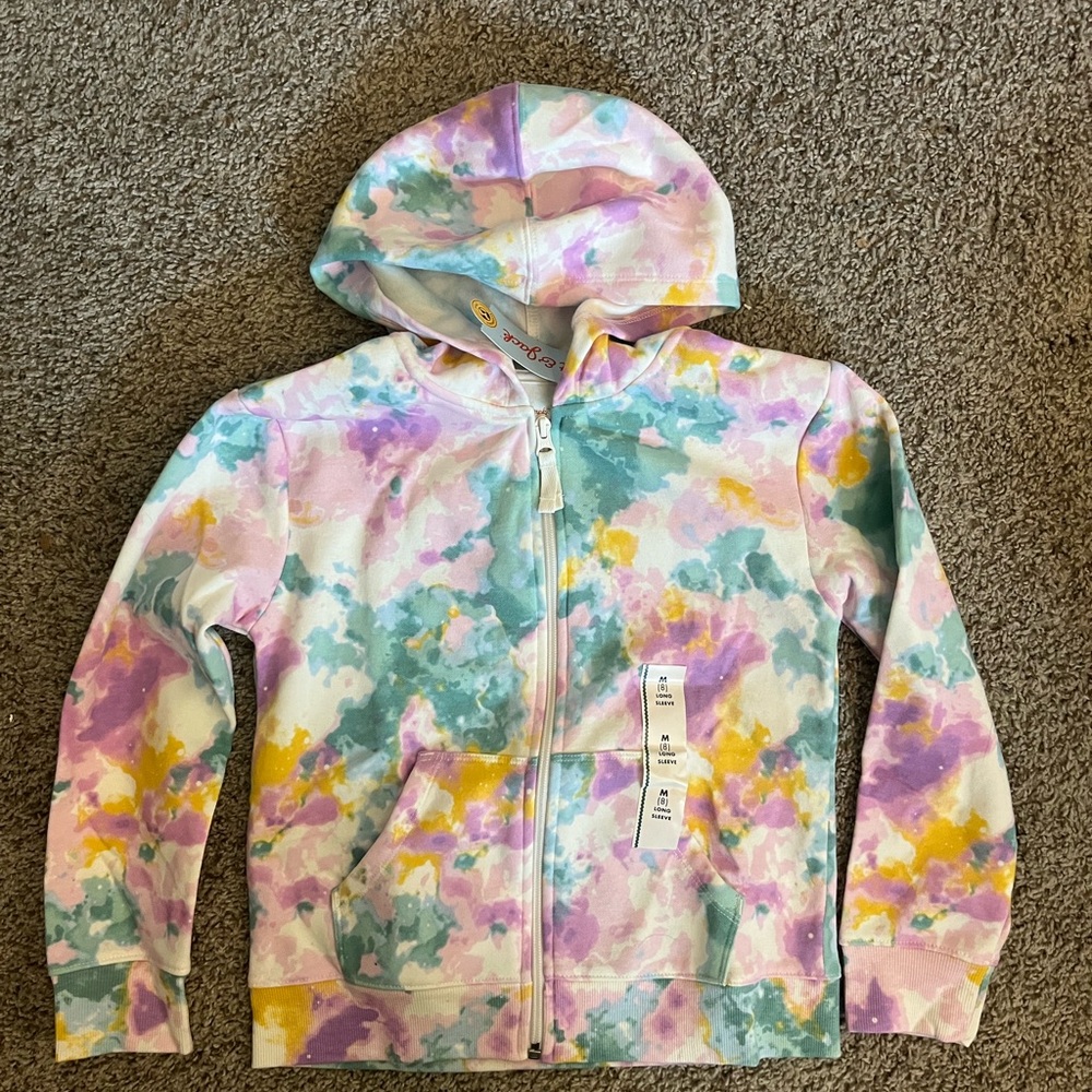 Colorful Tie-Dye Kids Hoodie